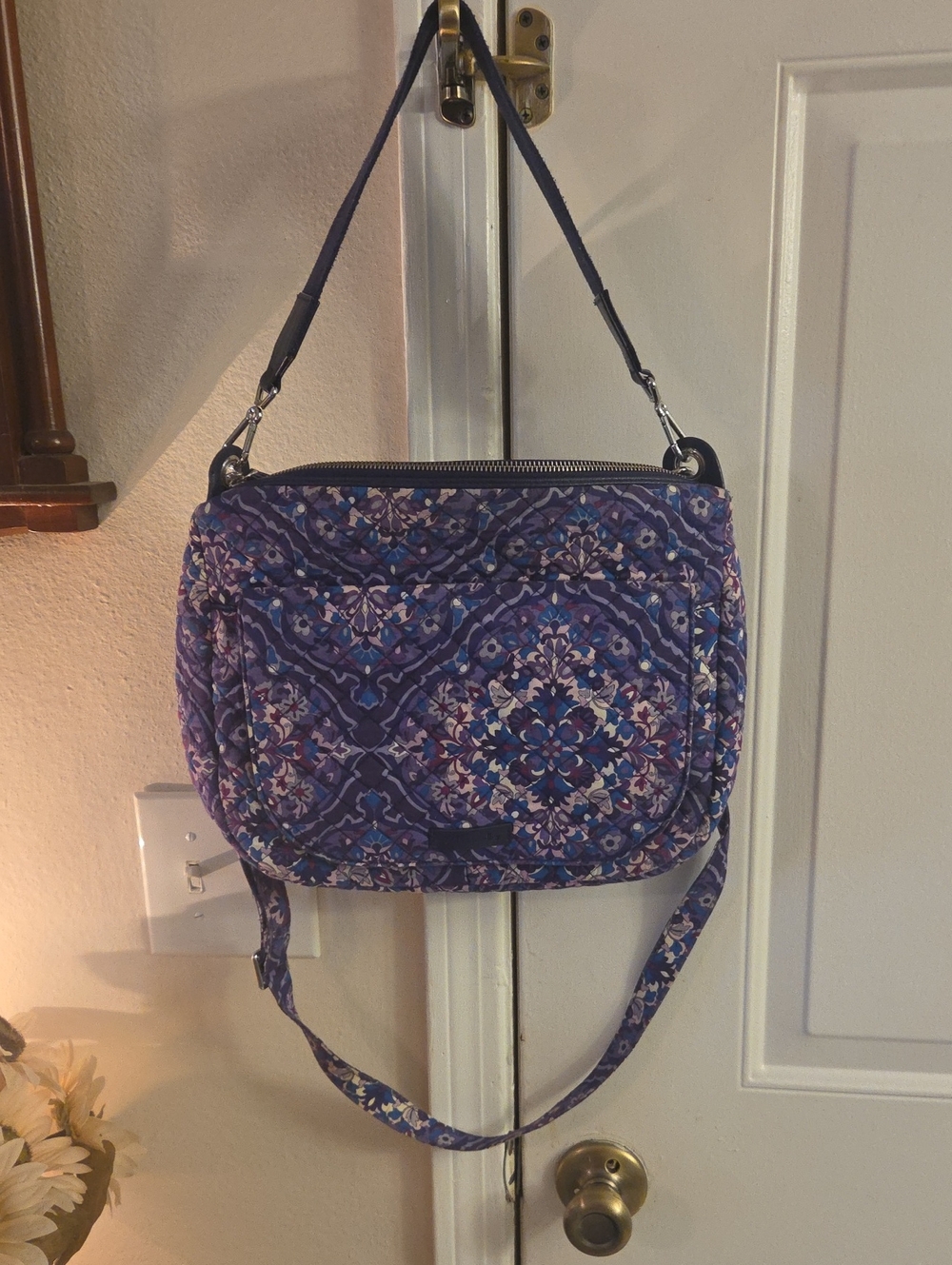 Vera Bradley Crossbody Bag with Removable Strap Regal Rosette
